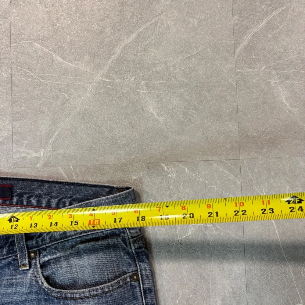 Tommy Hilfiger Mens Straight Leg Denim Jeans Blue Medium Wash 36x30 3487